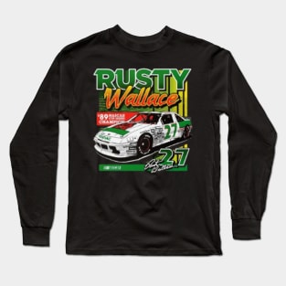 RUSTY Wallace Vintage 90s Long Sleeve T-Shirt